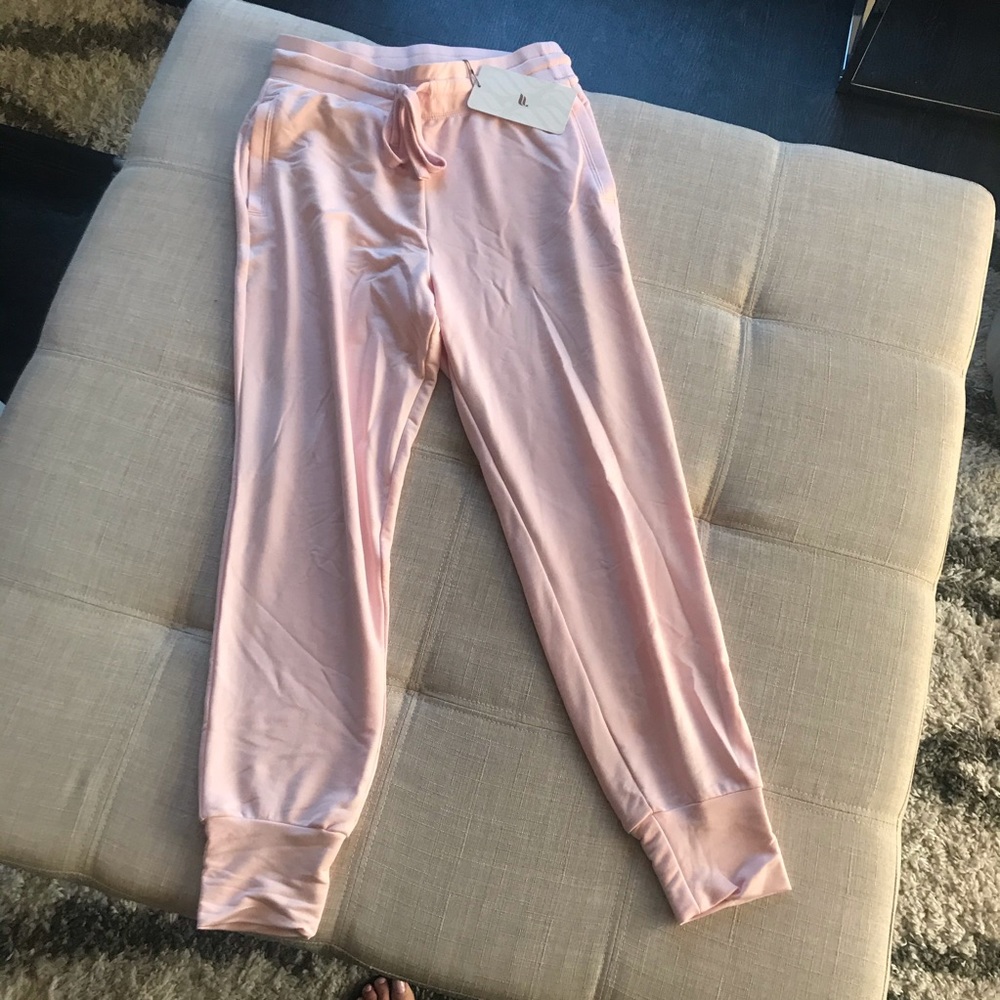 NWT Fabletics Pink Joggers Size S